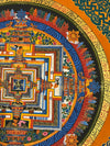 Kalachakra Mandala Tibetan Thangka Painting