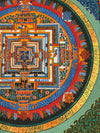 Kalachakra Mandala Tibetan Thangka Painting