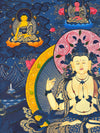 Chenrezig Masterpiece Large Thangka Painting