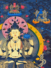 Chenrezig Masterpiece Large Thangka Painting
