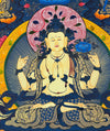 Chenrezig Masterpiece Large Thangka Painting
