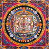 Kalachakra Mandala Large Tibetan Thangka Painting