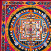 Kalachakra Mandala Large Tibetan Thangka Painting