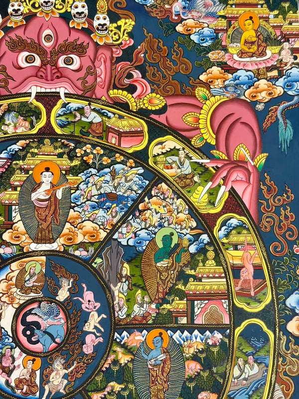 Wheel Of Life Masterpiece Thangka