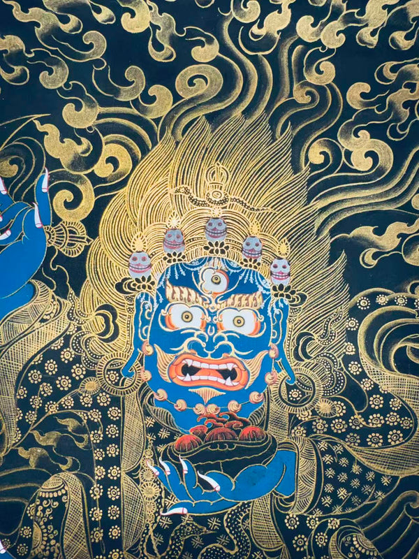 Kagyu Mahakala Bernagchen Thangka