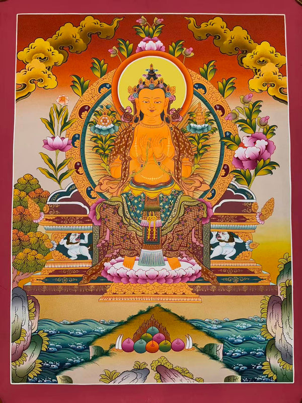 Maitreya Buddha Thangka