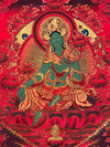 Green Tara Thangka