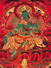 Green Tara Thangka