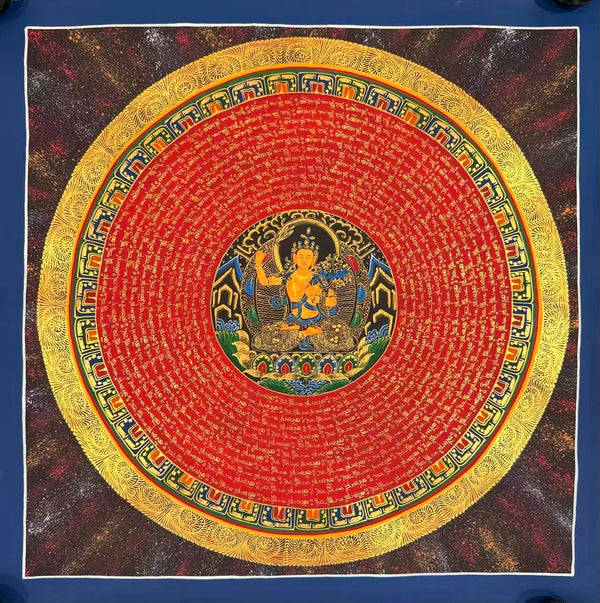 Om Mantra Mandala Thangka