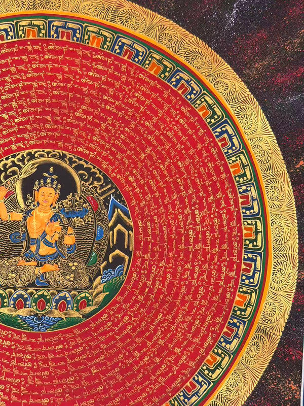 Om Mantra Mandala Thangka
