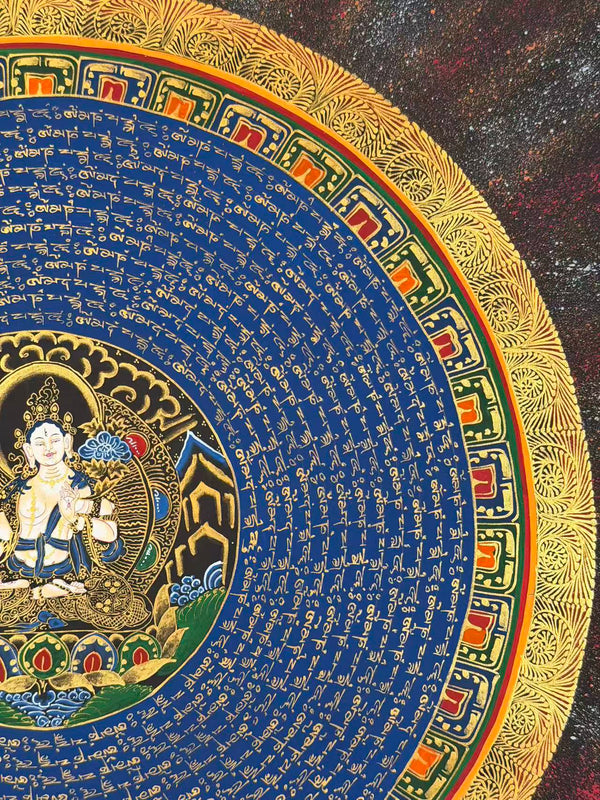 Om Mantra Mandala Thangka