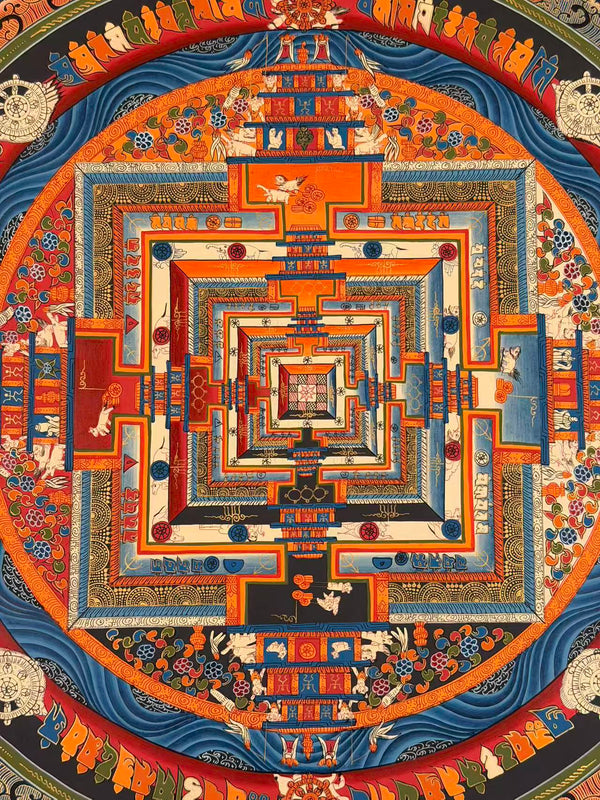 Kalachakra Mandala Tibetan Thangka Painting