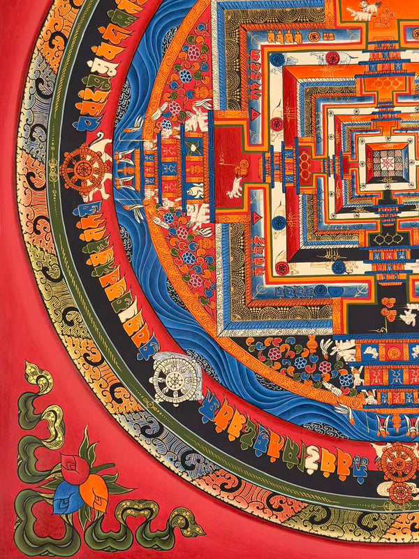 Kalachakra Mandala Tibetan Thangka Painting