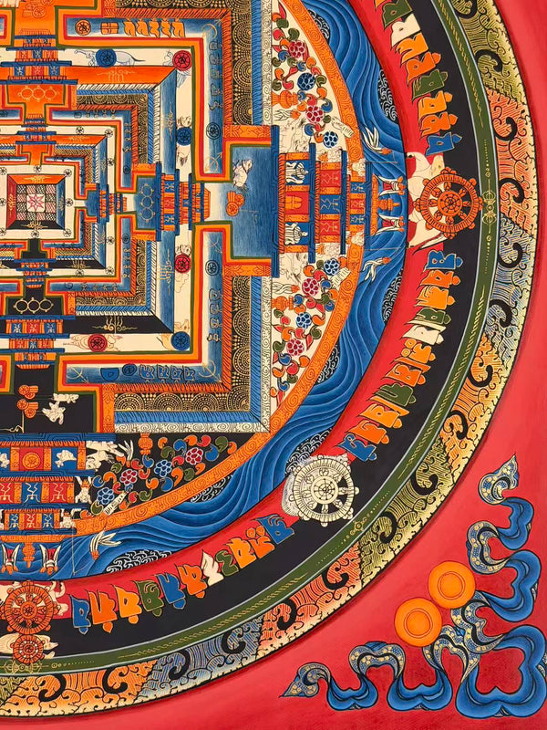 Kalachakra Mandala Tibetan Thangka Painting