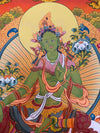 Green Tara Thangka