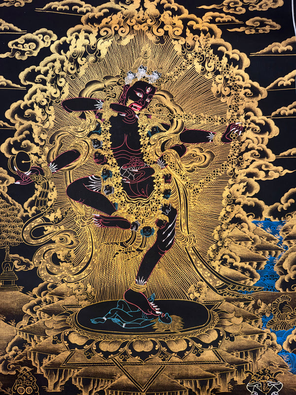 Kurkulla Tibetan Thangka Painting
