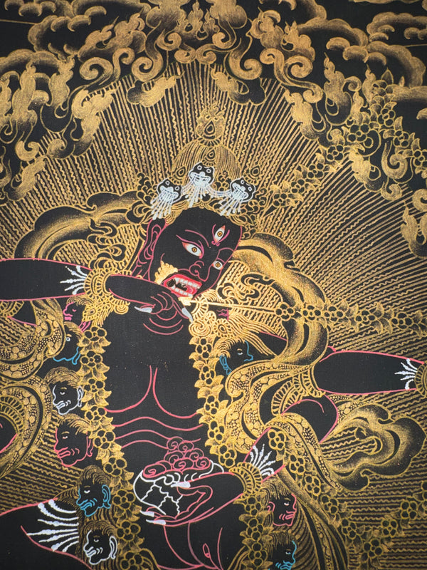 Kurkulla Tibetan Thangka Painting