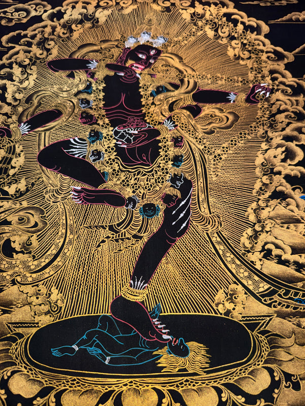 Kurkulla Tibetan Thangka Painting