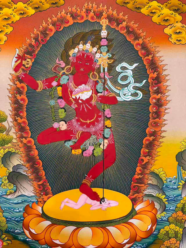 Vajravarahi / Dorje Phagmo Thangka Painting