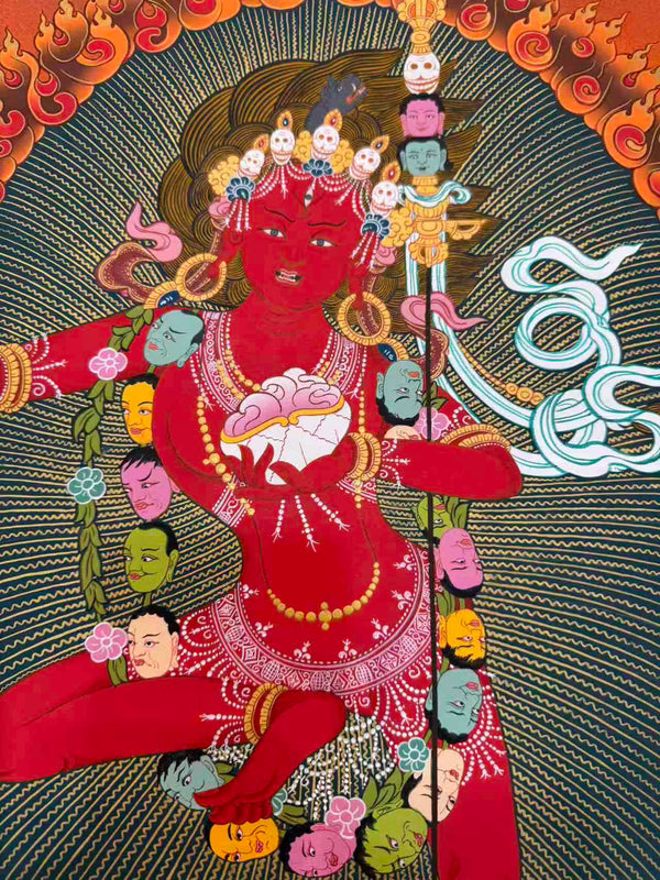Vajravarahi / Dorje Phagmo Thangka Painting