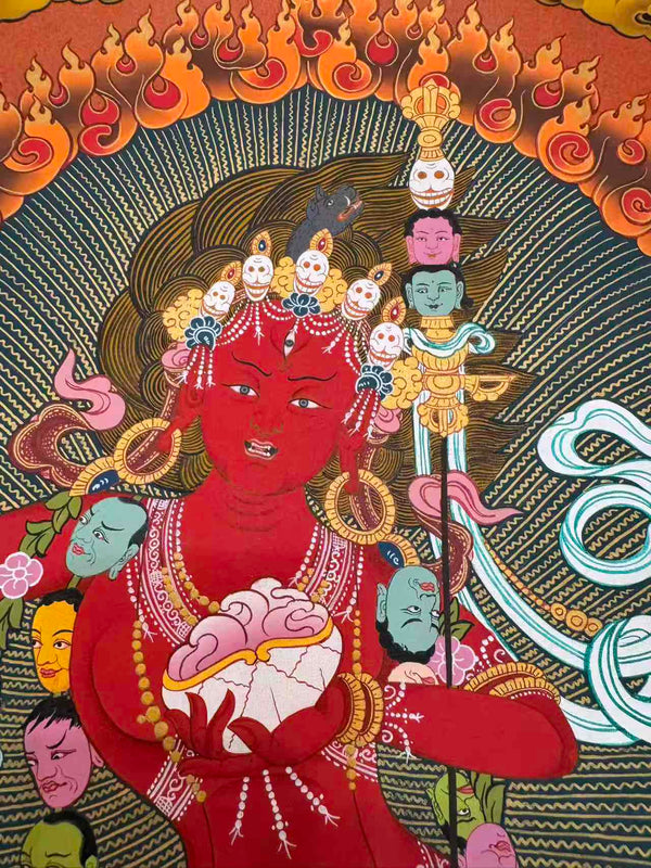 Vajravarahi / Dorje Phagmo Thangka Painting