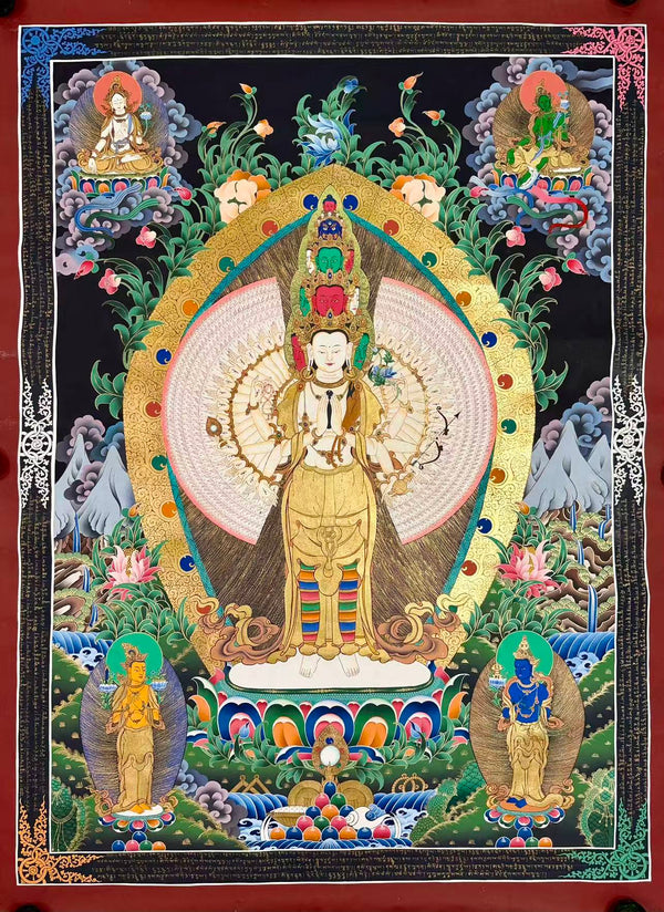 Avalokiteshvara Large Thangka Painting