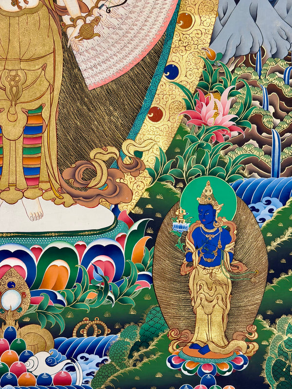 Avalokiteshvara Large Thangka Painting