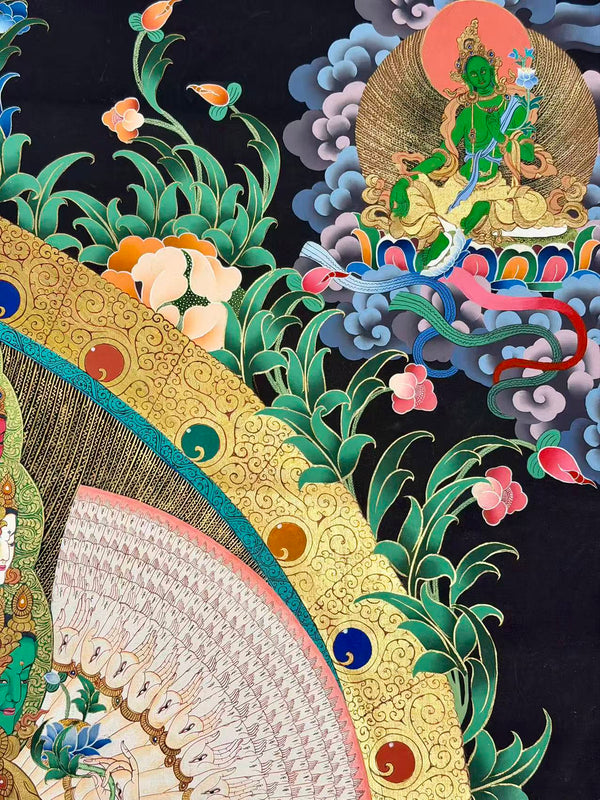 Avalokiteshvara Large Thangka Painting