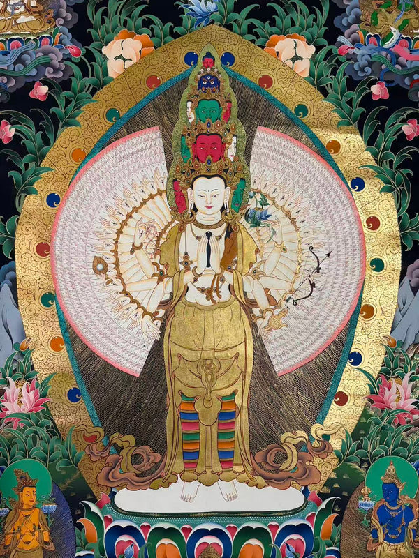 Avalokiteshvara Large Thangka Painting