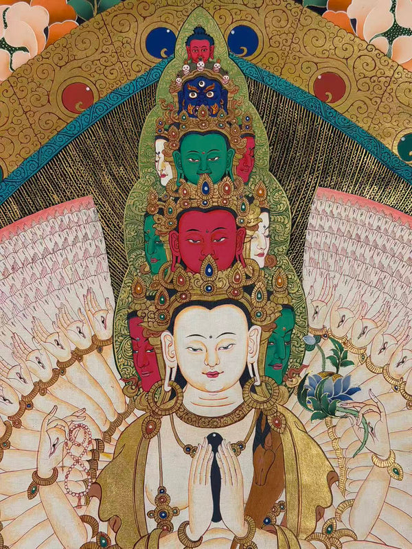 Avalokiteshvara Large Thangka Painting