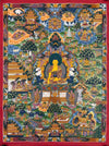 Buddha Life Story Large Thangka
