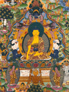 Buddha Life Story Large Thangka
