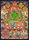 Green Tara Large Thangka