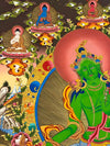 Green Tara Large Thangka