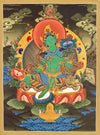 Green Tara Thangka