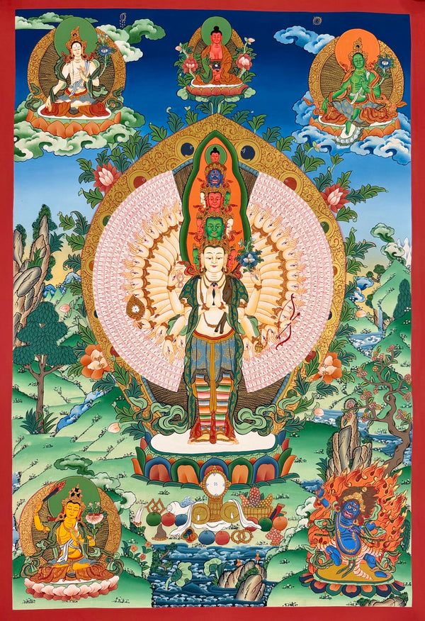 Avalokiteshvara Thangka Painting