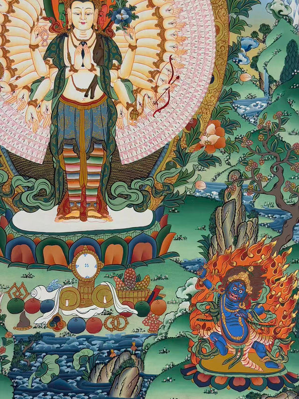 Avalokiteshvara Thangka Painting