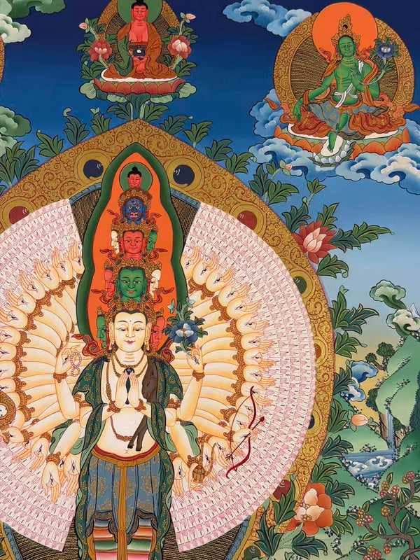 Avalokiteshvara Thangka Painting