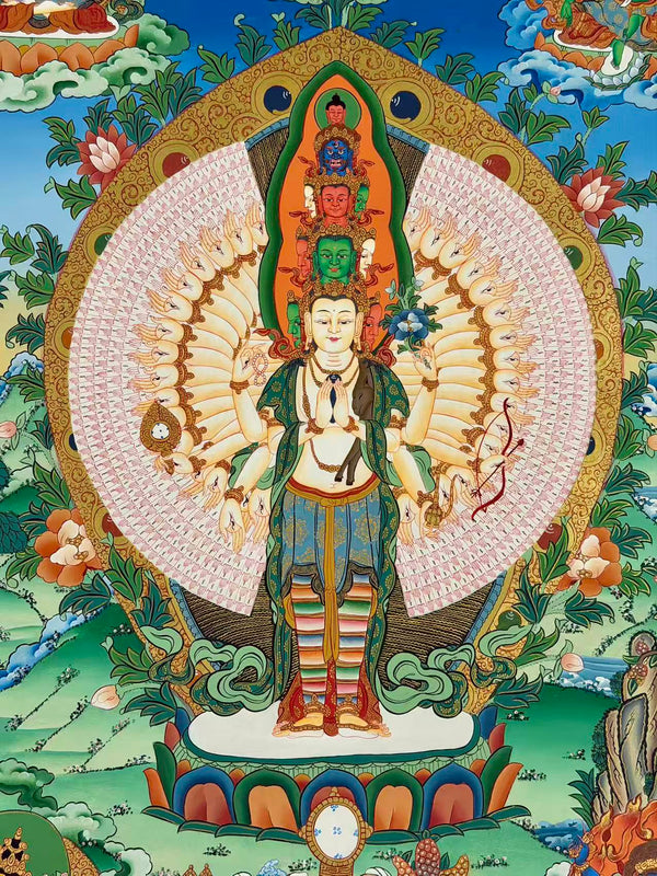 Avalokiteshvara Thangka Painting