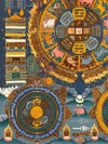 Tibetan Astrology Thangka