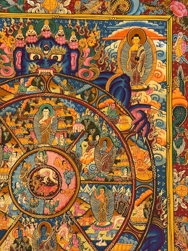 Wheel Of Life Masterpiece Thangka