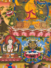 Manjushri Large Masterpiece Thangka