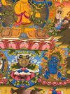 Manjushri Large Masterpiece Thangka