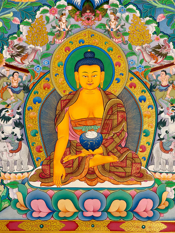 Shakyamuni Buddha Large Thangka