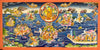 Water Buddha with 16 Arhats Large Thangka