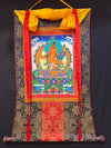 Manjushri Thangka - Silk Framed