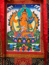 Manjushri Thangka - Silk Framed