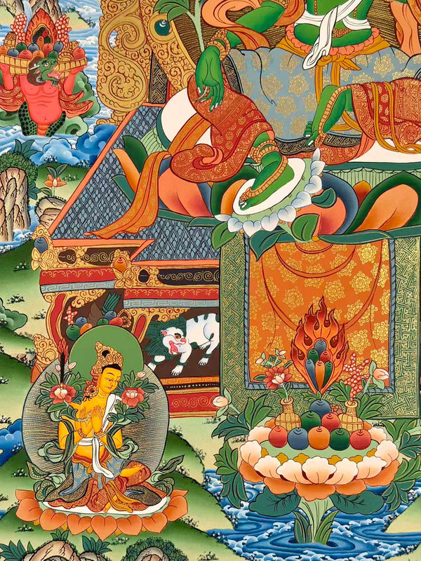 Green Tara Thangka