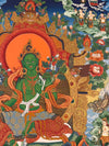 Green Tara Thangka