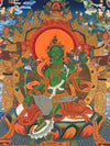 Green Tara Thangka